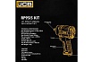 Пневмогайковерт ударный JCB "Compact" в облегченном корпусе с реверсом и регулировкой усилия 1/2" с насадками JCB-RP9515 KIT(58331)