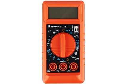 Цифровой мини-мультиметр Ермак DT-182 660-001