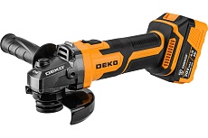 Углошлифовальная машина Deko DKAG20-125, 2х4.0 Ач 063-2151
