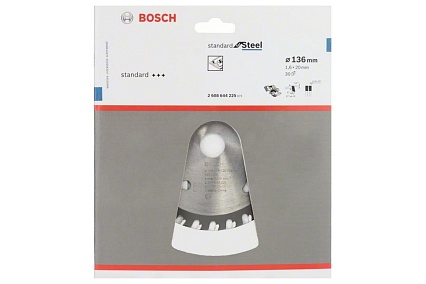 Пильный диск Standard for Steel 136x20-30 Bosch 2608644225