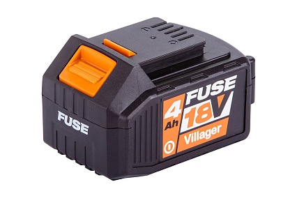 Аккумулятор Villager FUSE 18V 4.0A hli-ion с индикатором заряда 056371