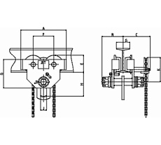 Каретка для тали JET 5.0PT JE252050