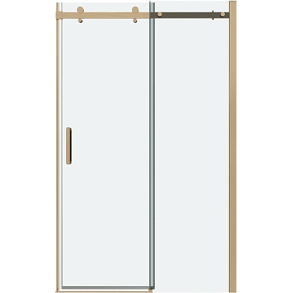 Душевая дверь Grossman Classic 100x195 прозрачное, золото сатин 100.K33.04.100.32.00