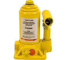 Гидравлический домкрат Vettler 2т бутылочный двуштоковый 150x360 VETS2