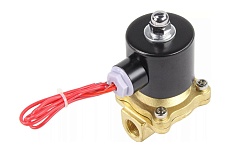 Электромагнитный клапан DN.ru VS2W-100V-NC Ду10 Ру10 латунь 24 В AC прямого действия D130-04484