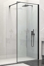 Душевая перегородка Vincea Walk-In VSW-1HS800CLB 80x200 черный матовый, прозрачное