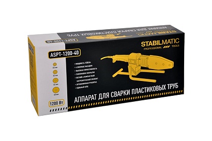 Аппарат для соединения полипропиленовых труб STABILMATIC ASPT-1200-40