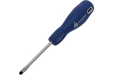 Шлицевая отвертка (Slotted, 5.5х75 мм, держатель) Мастак 040-55075H