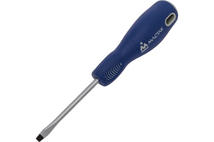 Шлицевая отвертка (Slotted, 5.5х75 мм, держатель) Мастак 040-55075H