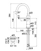 Смеситель для раковины Nobili Velis VE125138/2CR с донным клапаном, Chrome