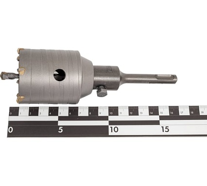 Коронка буровая 55 мм, SDS plus, в сборе Варяг 013545