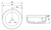 Раковина Abber Bequem AC2103 40 см белый