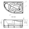 Фронтальная панель 1MarKa Flat Diana 150 L/R