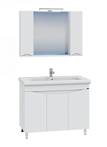 Мебель для ванной Санта Сатурн 105 см напольная, 3 дверки (рак. Леонардо 105)