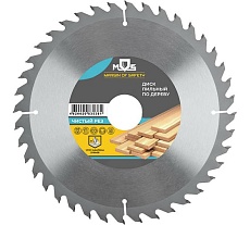 Диск пильный для циркулярных пил по дереву (165x30 мм; 40 зубьев; кольцо 30/20 мм) MOS 37658М