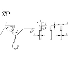 Диск пильный пазовый KWS 200х30х3.0х24T ZYP 3000 TFKG00323