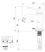 Смеситель для раковины Lemark Greek LM5506GG золото