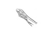 Зажимные клещи Ingco 180мм HCJLW0207
