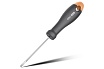 Шлицевая отвёртка Deli "Home Series Gray" HT1103C SL3x75мм (Cr-V, Soft Touch рукоять, эксклюзивный дизайн, подарочная упаковка) 130296