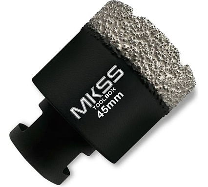 Коронка алмазная универсальная MKSS Toolbox KS2803 HARD 45 мм, M14 для УШМ KS28030045