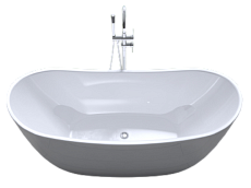 Акриловая ванна Art&Max AM-502-1800-780 180x78