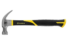 Столярный молоток Topex 450 г, ручка из стекловолокна 02A850