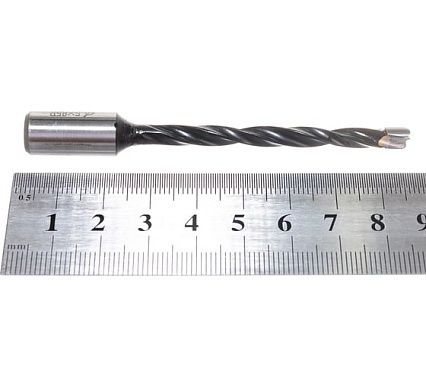 Сверло присадочное усиленное "глухое" (5x85 мм; S=10x27 мм; RH) ROTIS 412.0585R