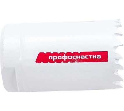 Коронка биметаллическая крупный зуб (30 мм, 38 мм, HSSE, М42) №017 Профоснастка 80101017