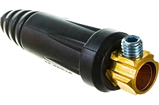 Вилка (2 шт; Dx50) для сварочного кабеля Elitech 0606.014900