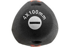 Отвертка RAGE by VIRA SL4x100 CR-V эргономичная двухкомпонентная ручка 391105