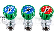 Регулирующий коллектор FAR 3/4&quot; ВР-НР с 3 отв. 1/2&quot; НР межосев. 45 мм FK 3822 3412