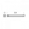Полотенцедержатель Colombo Basic Q B3712.CR хром