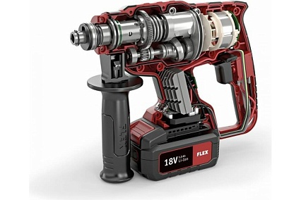 Комбинированный аккумуляторный перфоратор Flex CHE 18.0-EC C 491284