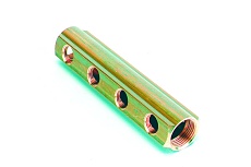 Коллектор COMAP 1" ВР-ВР, с/с 50мм и с вых. под возд-к 3/8, без оснастки, In1"-Out1/2 ВР-2 9800252