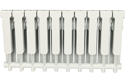 Алюминиевый радиатор Rommer Profi 350 AL350-80-80-080 10 секций RAL9016 86623