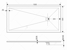 Поддон для душа RGW ST-Be 16152810-03 100x80 бежевый