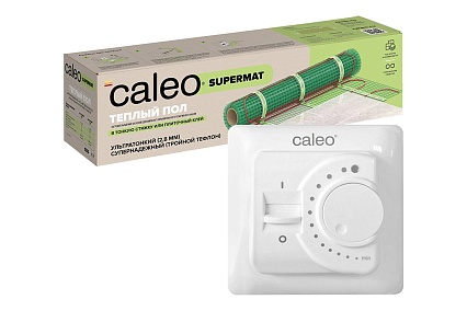 Комплект теплого пола Caleo supermat 130-0,5-1,2 с терморегулятором sm160 0К-00001040