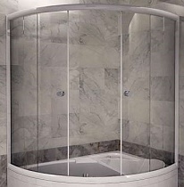 Шторка для ванны Радомир Фиеста 1-08-1-0-0-0411 матовая