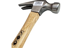 Молоток столярный с деревянной ручкой NIKONA 16oz 60-036