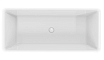 Акриловая ванна AQUAme AQM3502GW 167x75 см белый глянец