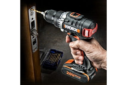 Аккумуляторная дрель-шуруповерт Worx BL 20В WX175