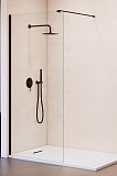 Душевая перегородка RGW Walk In WA-210B 70x195 с крючком для полотенца/халата, черный, прозрачное 351021007-14
