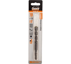 Сверло твердосплавное спиральное по бетону 10x120 мм, HRA 92 Gepard GP0230-120