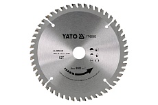 Диск пильный по алюминию, 160x20x2,2x1,5/52 зубья Yato YT-60905