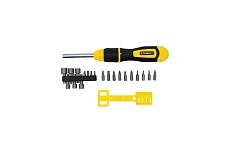 Отвертка с храповым механизмом в комплекте с 20-тью вставками Stanley Multibit STHT0-62574 0-62-574