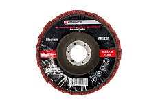 Круг лепестковый зачистной абразивный красный Medium (125х22.2 мм) Forsage F-FR125R 49118