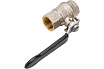 Шаровой кран RUB 3/4" DN20 PN40, ВР-ВР, серия VERONA (S.85), усиленный, ручка S85E01