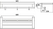 Полка Emco Loft 0568 001 60, 60 см хром