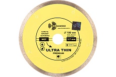 Диск алмазный отрезной Сплошной Ультратонкий Ultra Thin hot press (180х25.4 мм) TRIO-DIAMOND UTW504