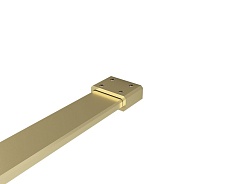 Душевая перегородка Vincea Walk-In VSW-7HS100GWG 100x200 матовое золото, с золотыми нитями